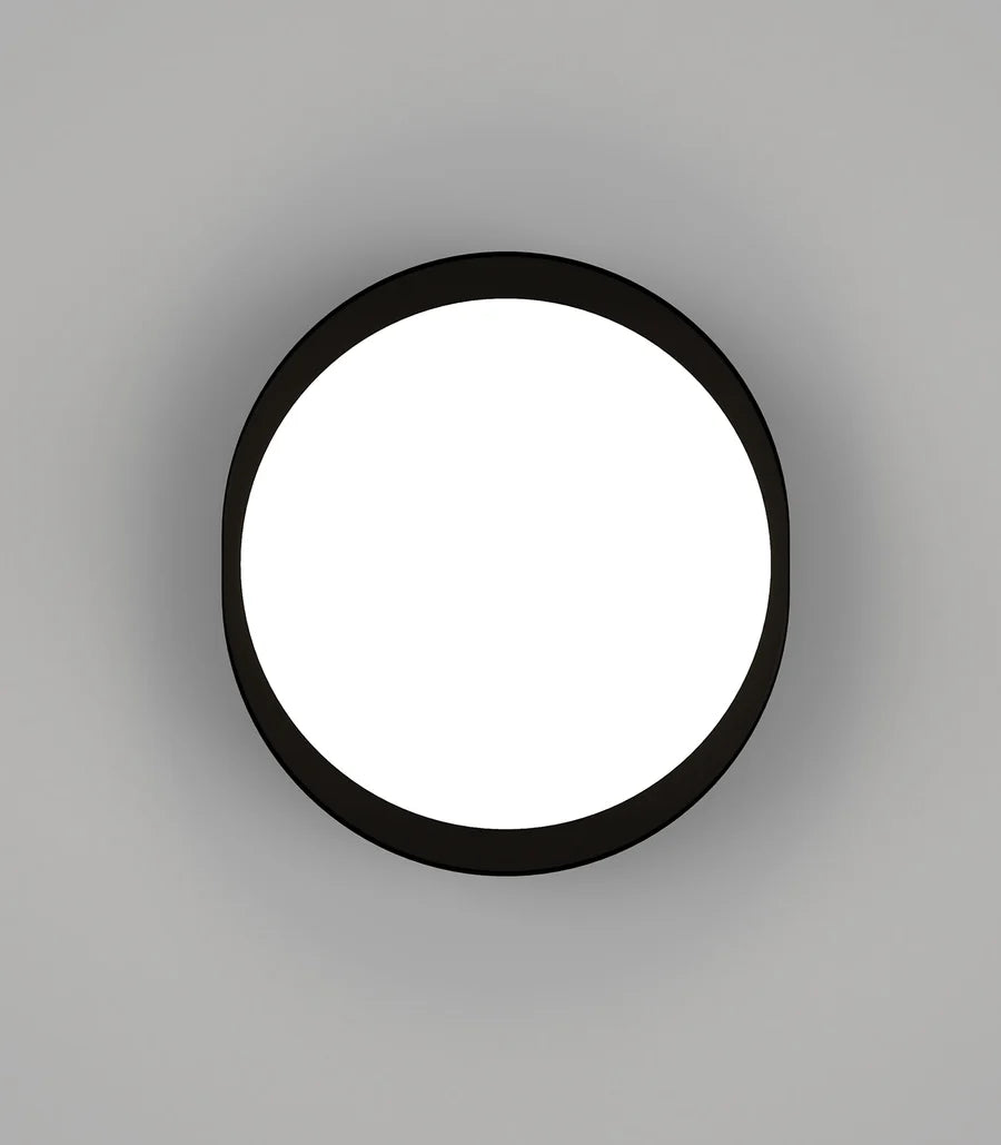 Bode Round LED Wall Light 10W 2700K Iron & White - LR.i01.85.RND.IRN