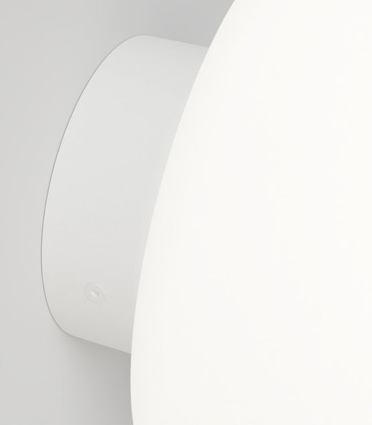 Dome Deco Bathroom Vanity Light White - LR.i01.54d.WH + LR.A03.DM.WH