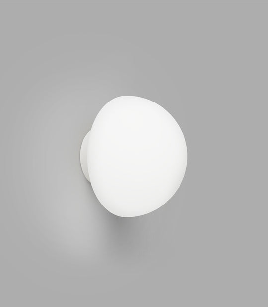 Dome Deco Bathroom Vanity Light White - LR.i01.54d.WH + LR.A03.DM.WH