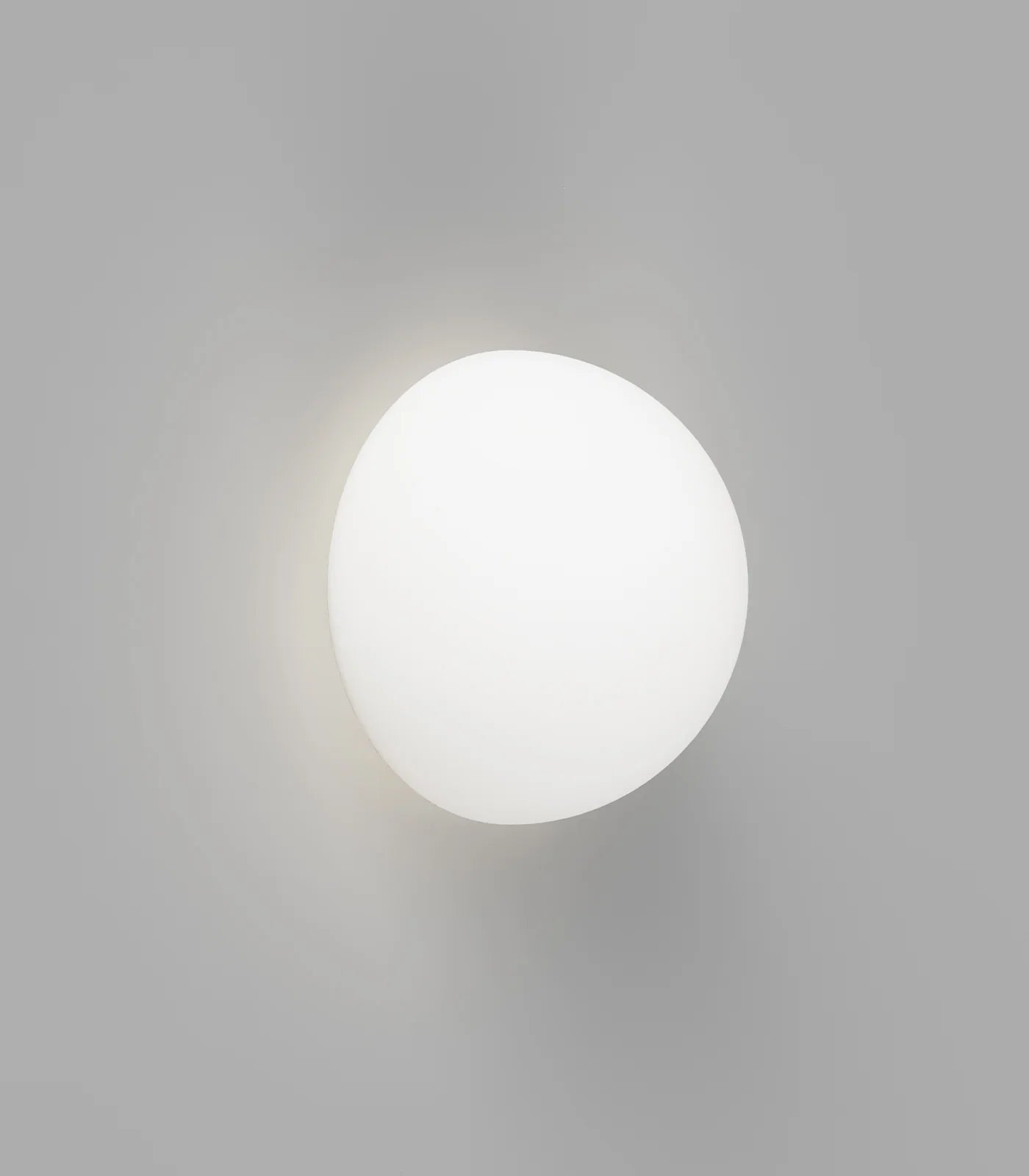 Orb 140mm Dome Mirror Aluminium Wall Light Chrome & White - LR.i01.54M.CH + LR.A03.DM.WH