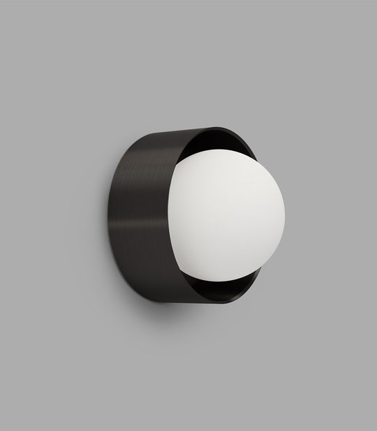 Orb Sur Medium Bathroom Vanity Light White & Iron - LR.i01.54e.L.IRN + LR.i01.54M.IRN + LR.A03.M.WH