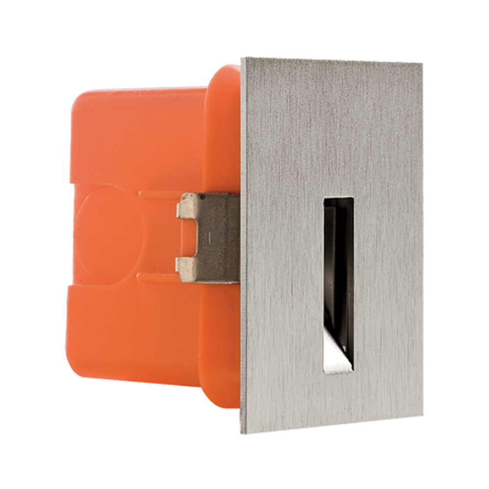 Buy Step Lights Australia Line 1.0 Step Light H70mm For Mounting In Solid Walls Steel - FL1270