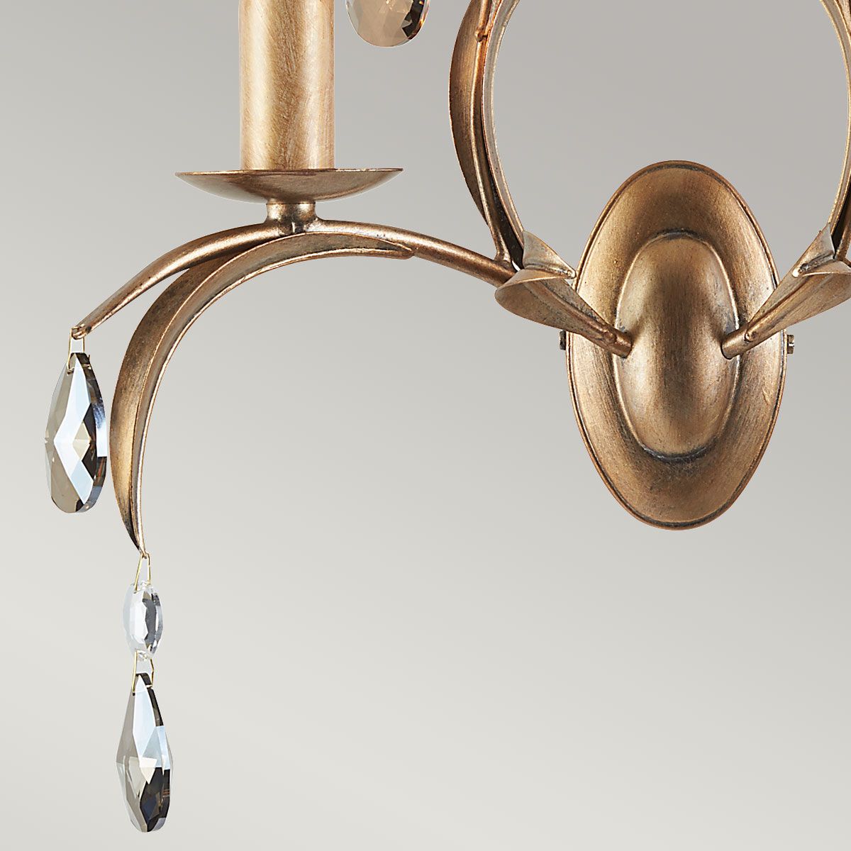 Lily 2 Light Wall Light Bronze Patina - LL2-ANT-BRZ