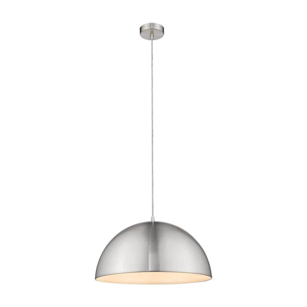 Buy Pendant Lights Australia Luna Pendant Light Brushed Nickel Metal - 31365