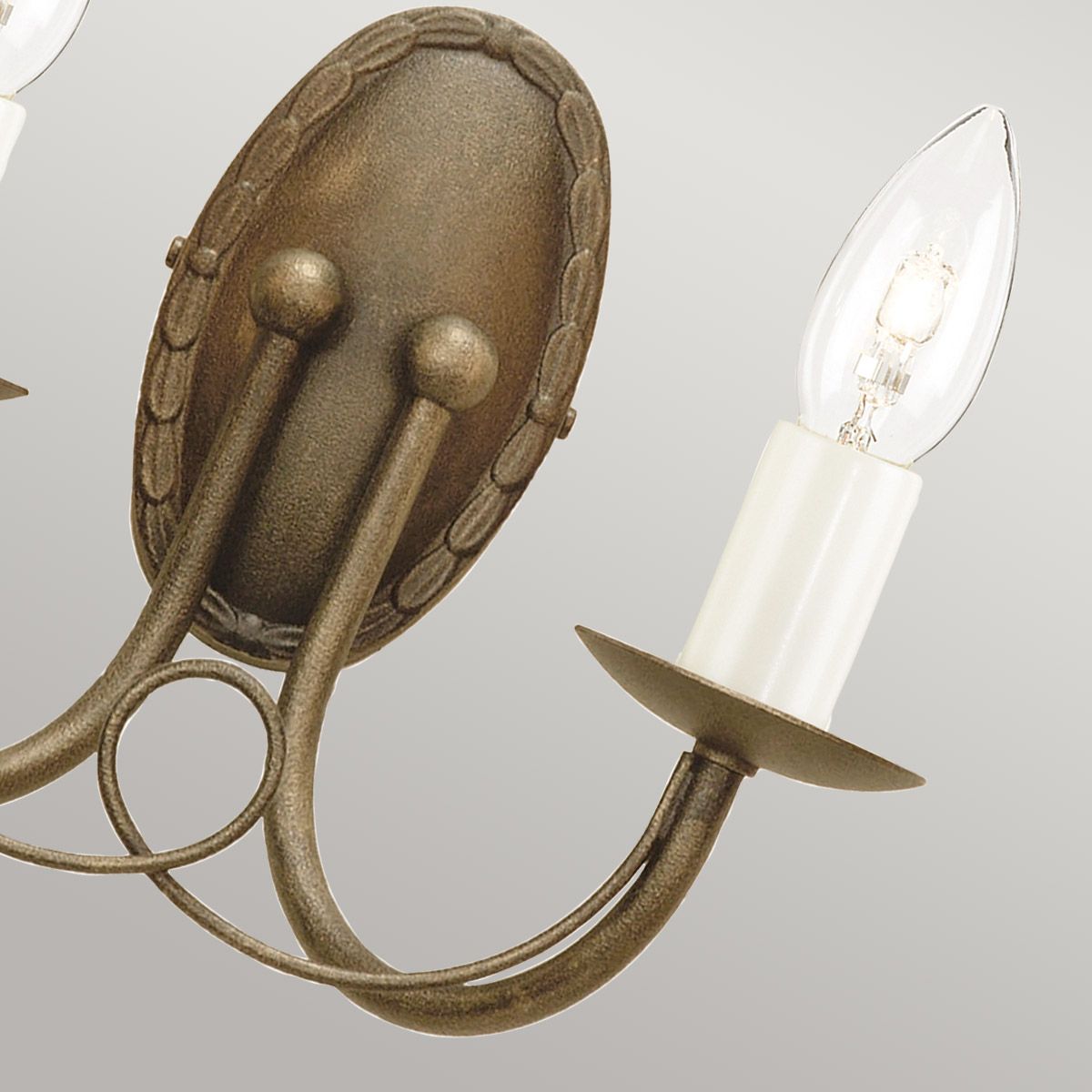 Minster 2 Light Wall Light Black & Gold Patina - MN2-BLK-GOLD