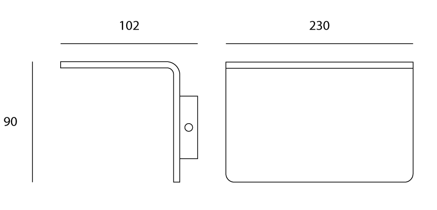 Mosta LED Wall Light 17W 3000K Sand Gold - SI A/MOSTA/17W/SAND GOLD