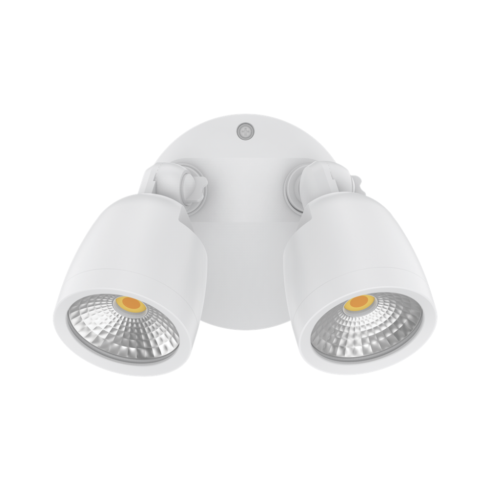 Buy Exterior Spotlights Australia MURO Exterior 2 Spotlights 20W White 3CCT - 25075
