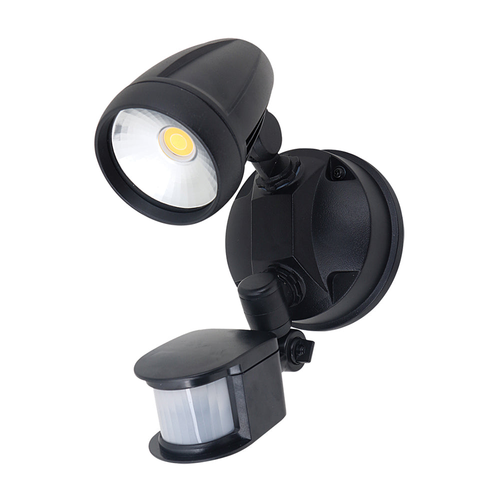 Buy Security Wall Lights Australia Muro Security Wall Light 15W Black Aluminium 3CCT - 25056