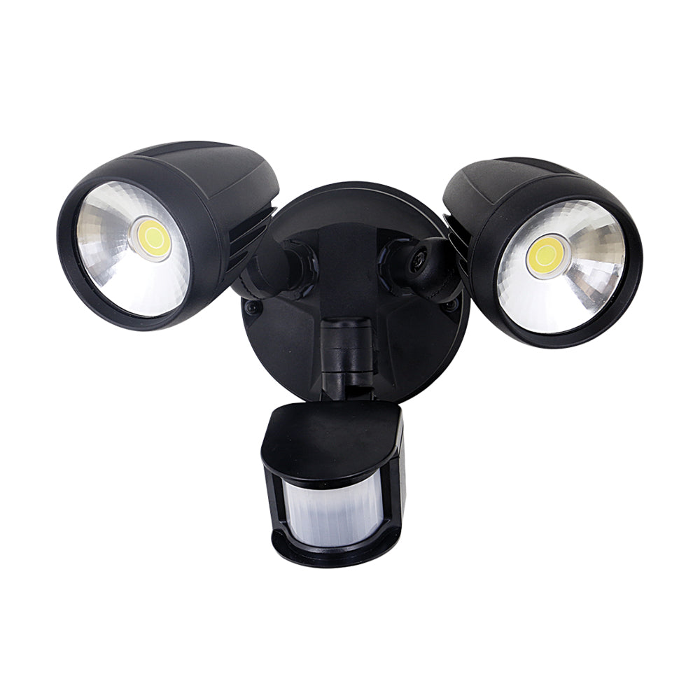 Muro Security Wall 2 Lights 30W Black Aluminium 3CCT - 25062