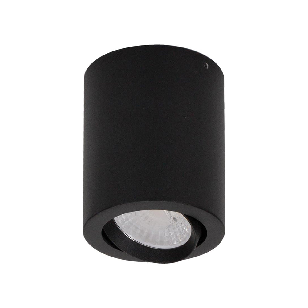 Neo Surface Mounted Tilt Downlight 10W Black Aluminium 3000K - 21115