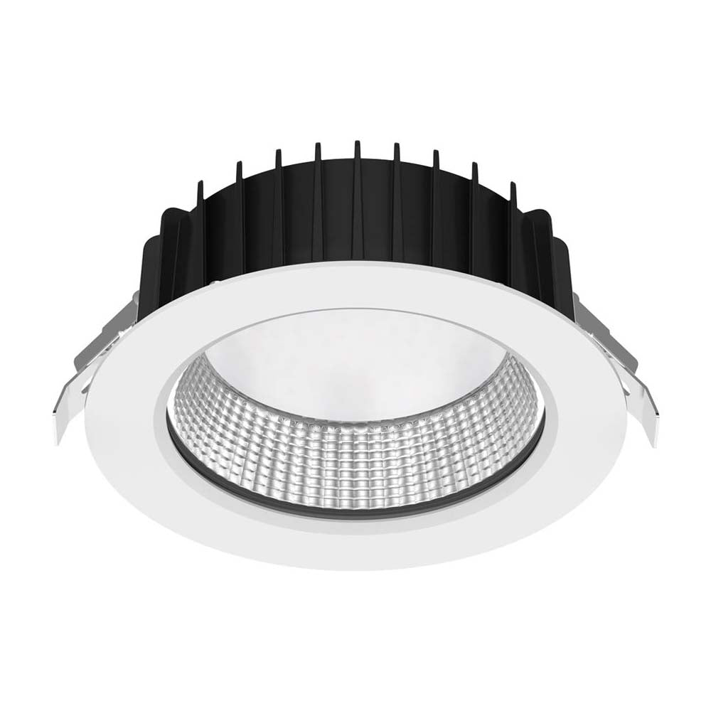 Buy Recessed LED Downlights Australia Neo-Pro Recessed LED Downlight 35W White Aluminium 3CCT / DALI - 21611