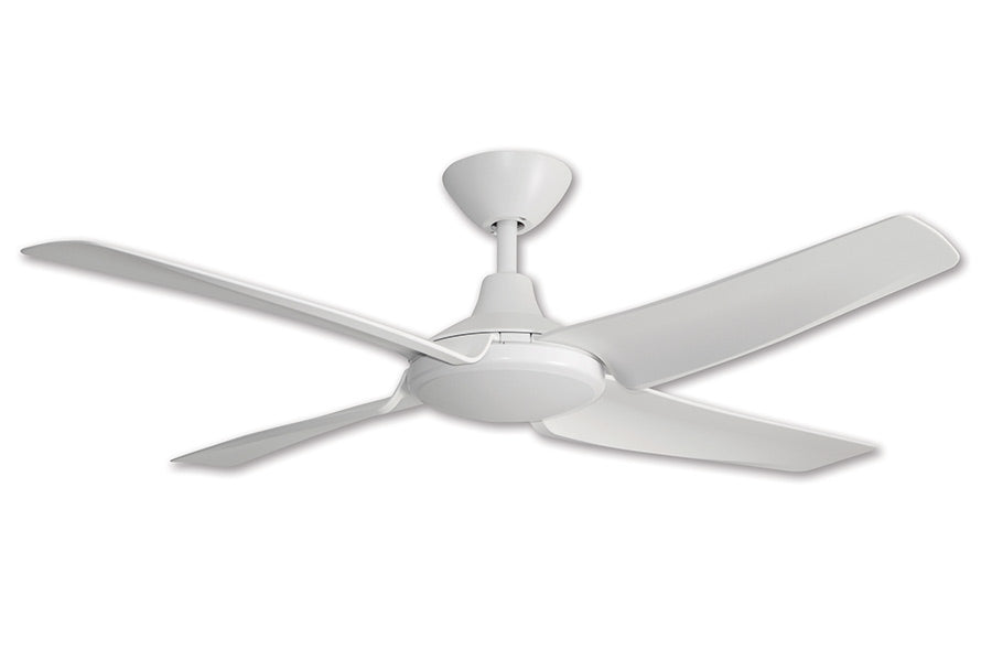 Nextgen DC Ceiling Fan 48" With LED Light 18W Tri Colour White - NGL4845
