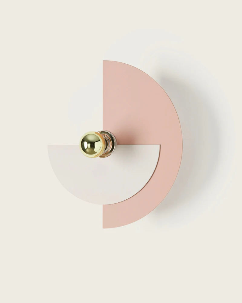 Haban 130mm Large Wall Light Gold & White - ARO.A1053/10/ORO+1088/35/BCO