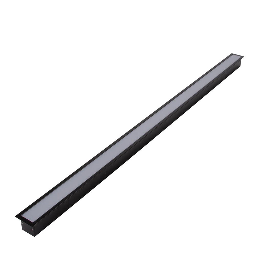 Buy Strip Light Profiles Australia Omega Strip Light Profile Black Aluminium - 22074