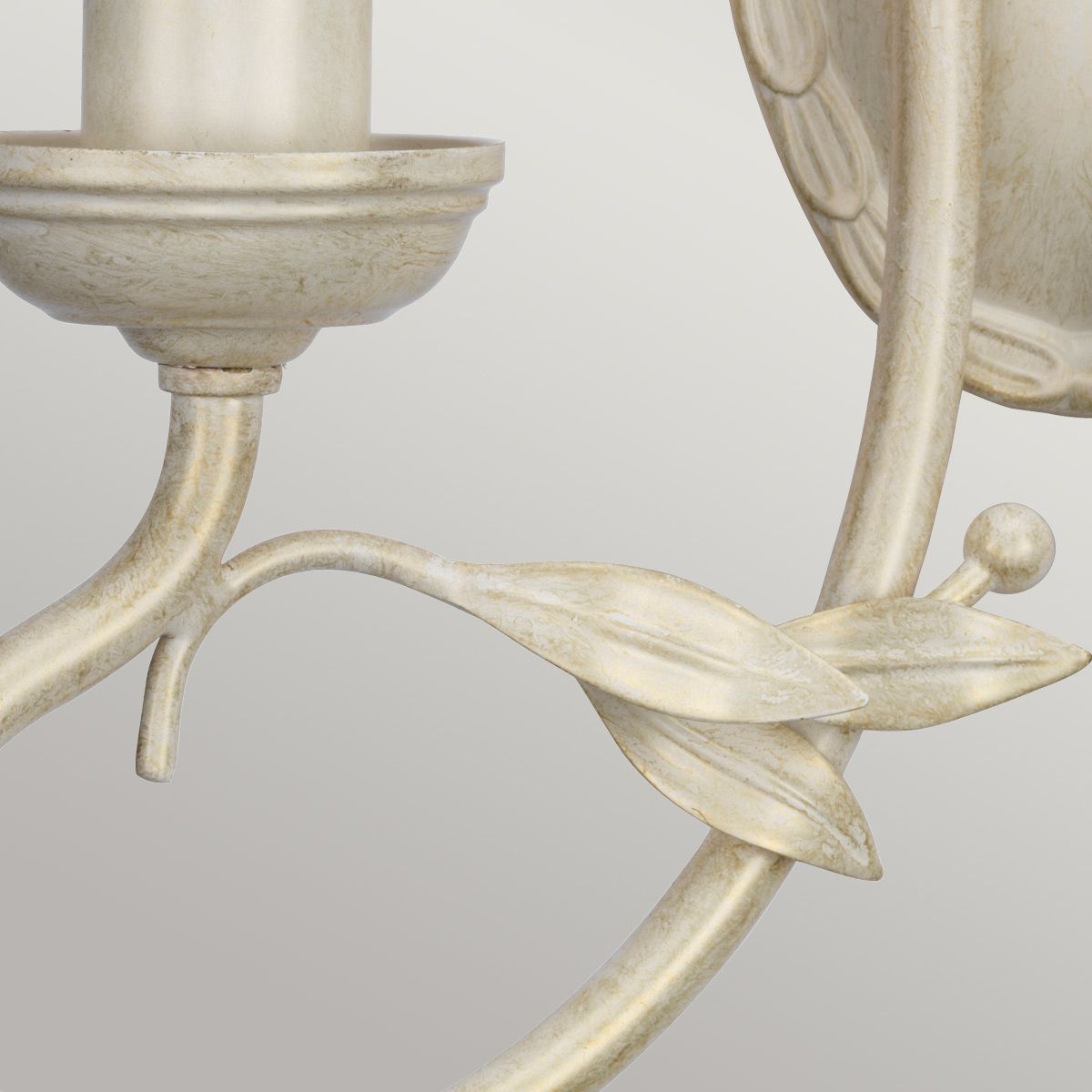 Olivia 2 Light Wall Light Ivory & Gold Patina - OV2-IVORY-GOLD