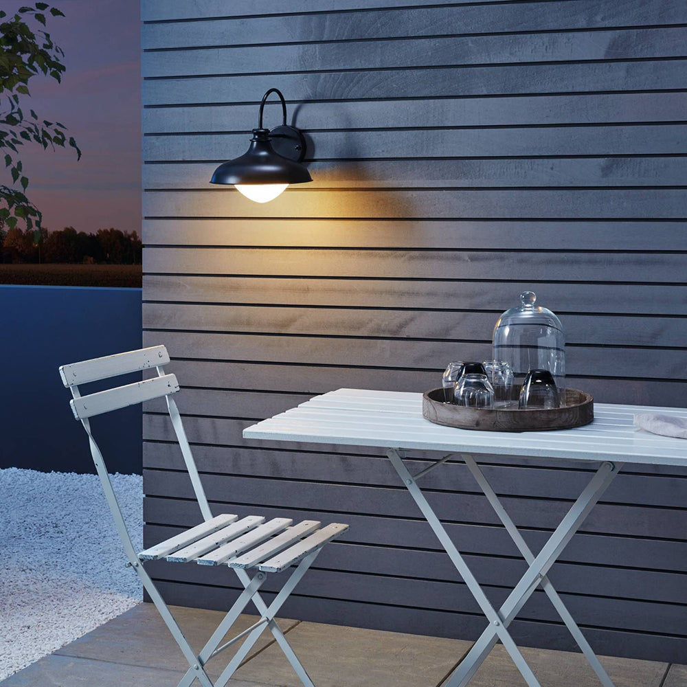 Buy Outdoor Wall Lanterns Australia Sospiro Wall Light Black & White - 97246