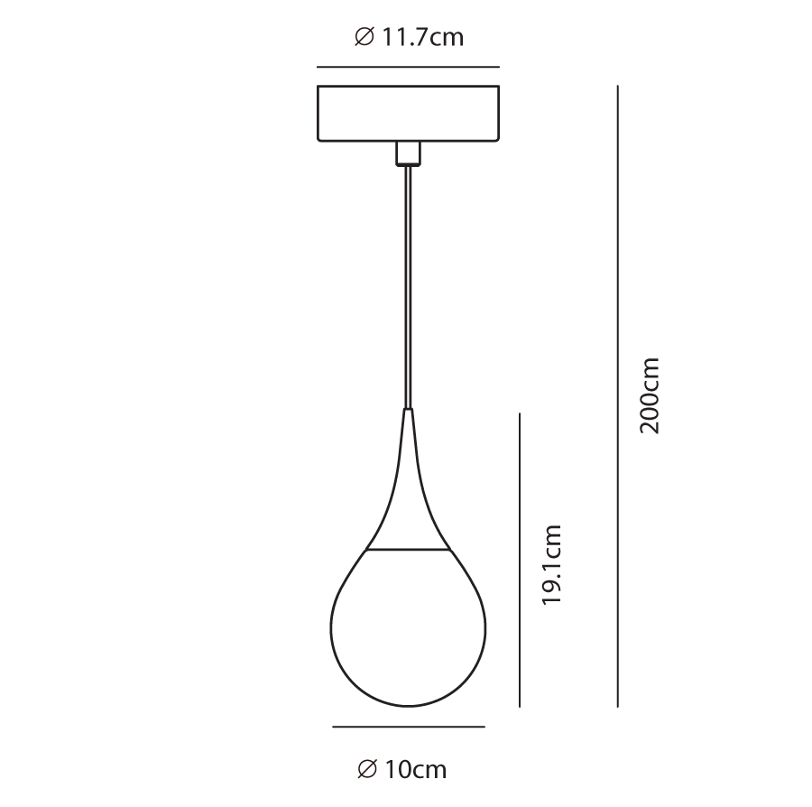 PaoPao LED Pendant Light 5W 2700K Sand Gold - SE S/PAOPAO/P1/BRASS/SAND GOLD