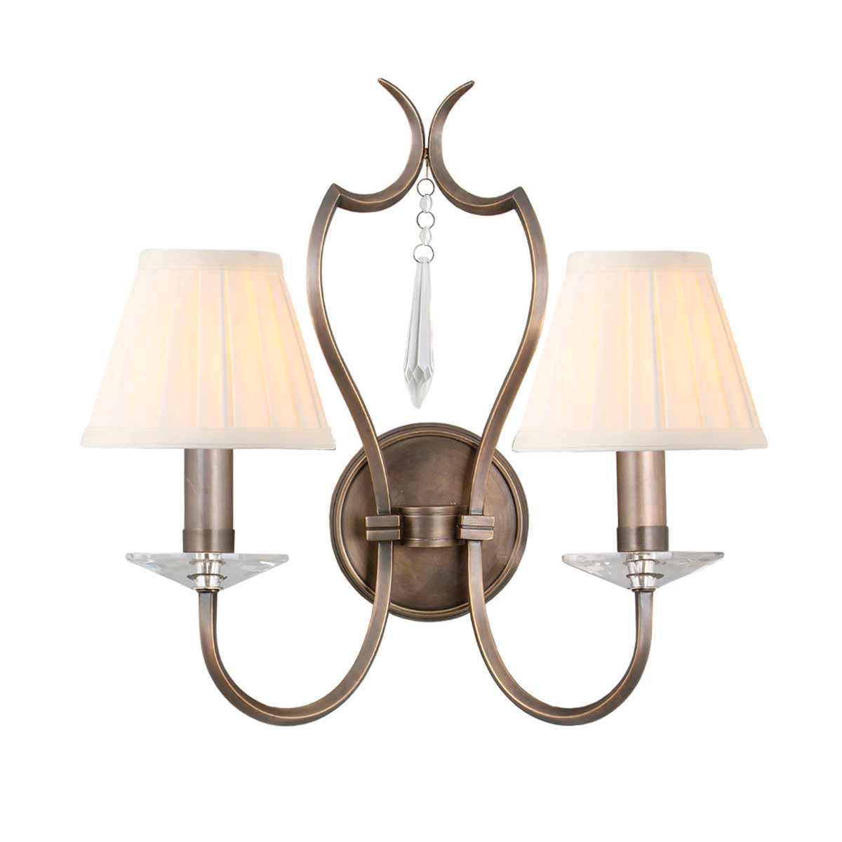 Pimlico 2 Light Wall Light Dark Bronze - PM2-DB