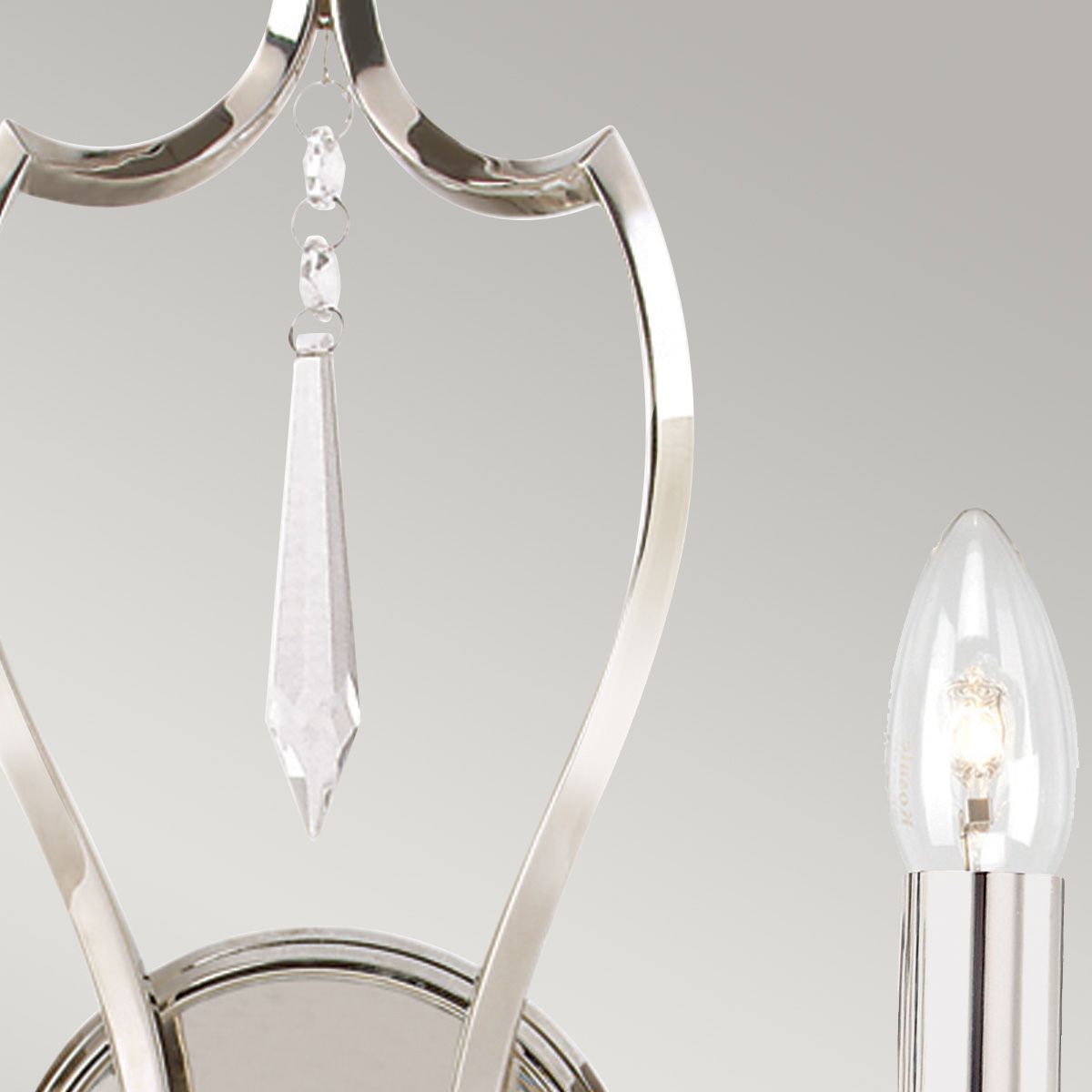 Pimlico 2 Light Wall Light Polished Nickel - PM2-PN