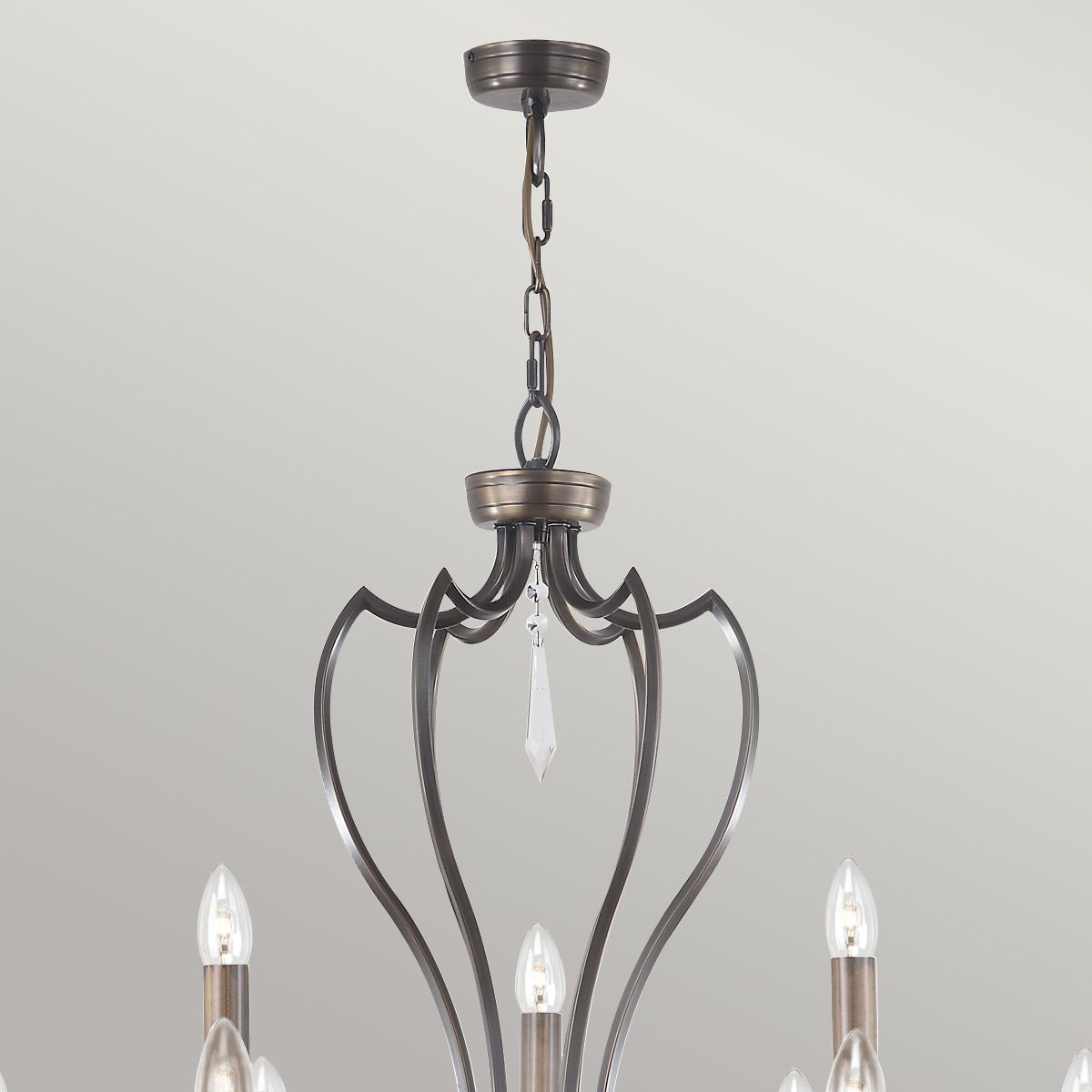 Pimlico 9 Light Chandelier Dark Bronze - PM9-DB