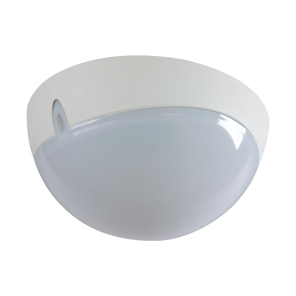 Buy Outdoor Close To Ceiling Lights Australia Polydome Outdoor Close To Ceiling Light W250mm White Polycarbonate - 18643
