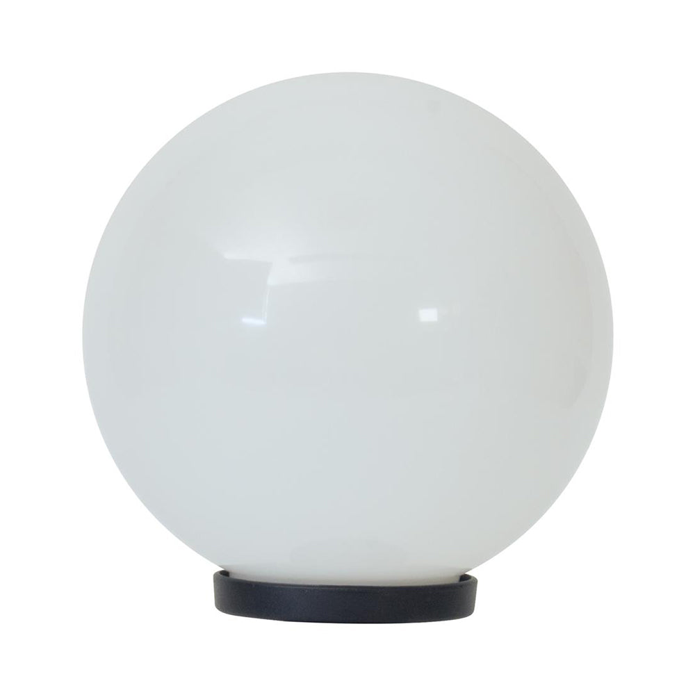 Polysphere Post Top W400mm Opal Polycarbonate - 18605