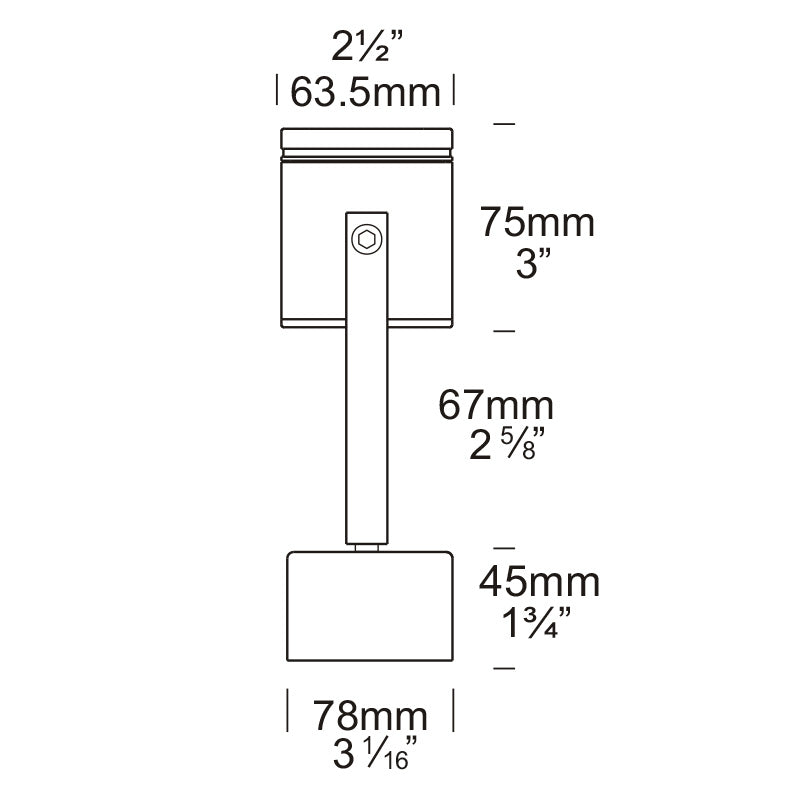 Pond Lite Weighted Base Spotlight Black - POND/W/BK