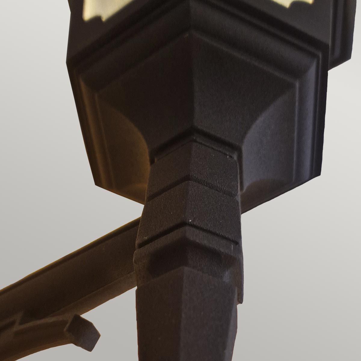 Parish Outdoor Down Wall Lantern Black - PR2-BLACK