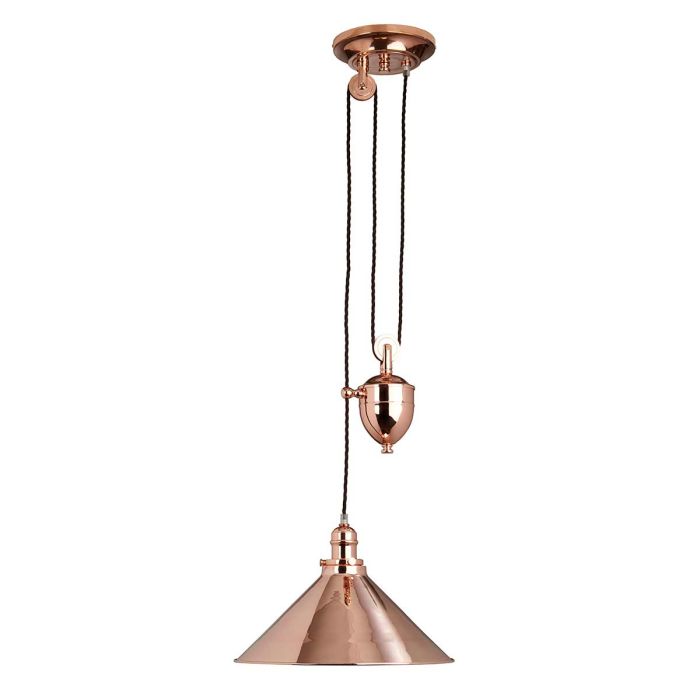 Provence Rise and Fall Pendant Polished Copper - PV-P-CPR