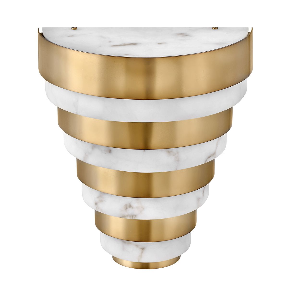 Echelon LED Wall Light 12W 3000K Heritage Brass or Alabaster - QN-ECHELON-W