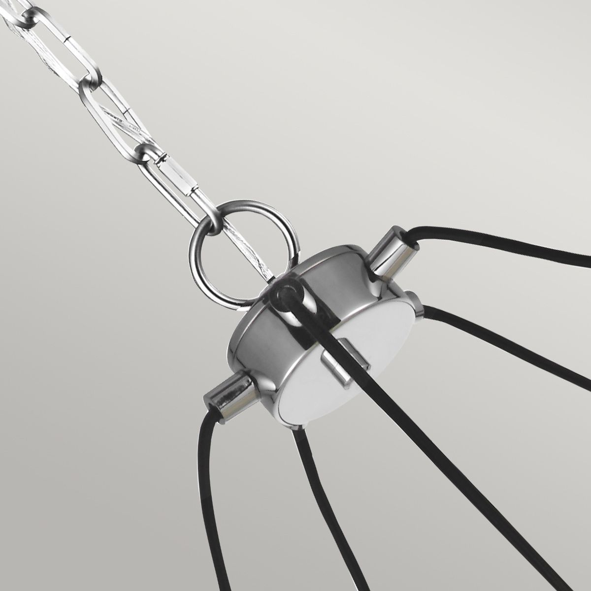 Loras 5 Light Pendant Chrome or Clear - QN-LORAS5