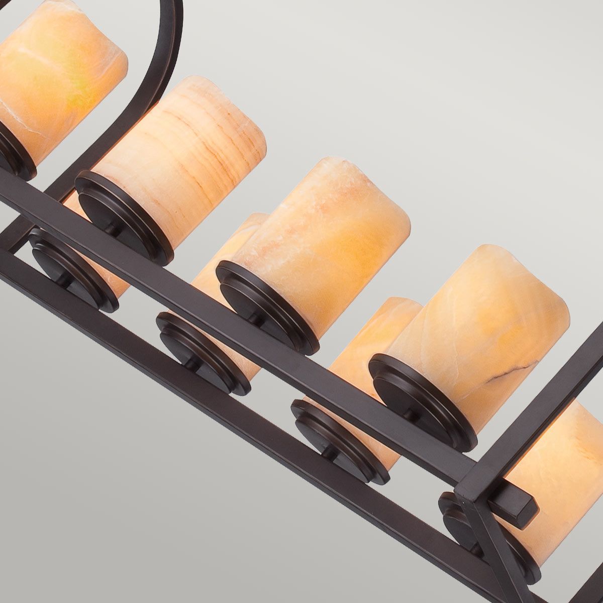 Aldora 8 Light Island Pendant Palladian Bronze - QZ-ALDORA8-ISLE