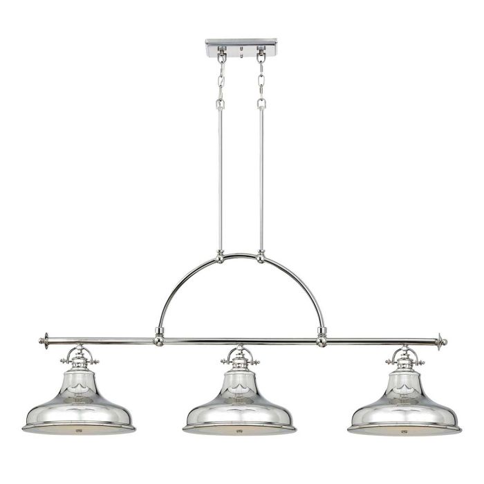 Emery 3 Light Island Pendant Imperial Silver - QZ-EMERY3P-IS