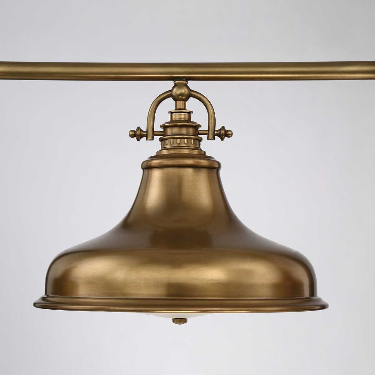 Emery 3 Light Island Pendant Weathered Brass - QZ-EMERY3P-WS