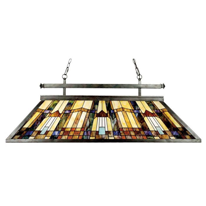 Inglenook 3 Light Island Pendant Valiant Bronze - QZ-INGLENOOK-ISLE