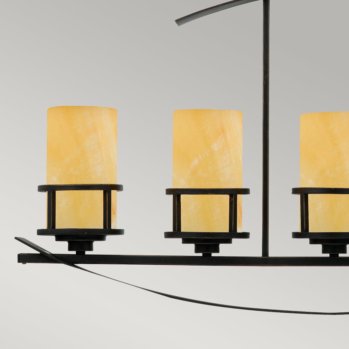 Kyle 5 Light Island Pendant Imperial Bronze - QZ-KYLE5-ISLE