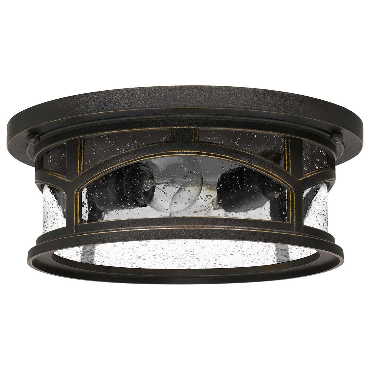 Marblehead 2 Light Flush Mount Light Palladian Bronze - QZ-MARBLEHEAD-F