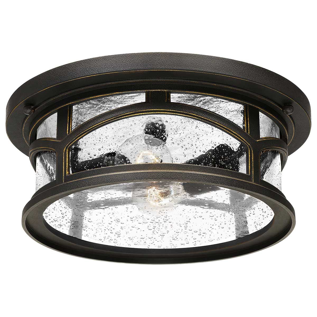 Marblehead 2 Light Flush Mount Light Palladian Bronze - QZ-MARBLEHEAD-F