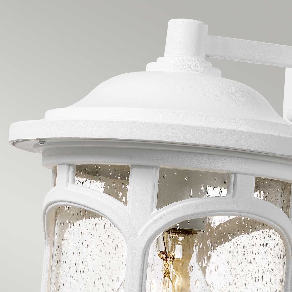 Marblehead 1 Light Medium Wall Lantern White - QZ-MARBLEHEAD-M-WHT