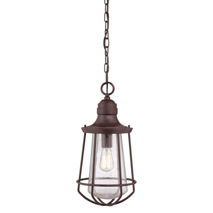 Marine 1 Light Large Chain Lantern Western Bronze - QZ-MARINE8-L