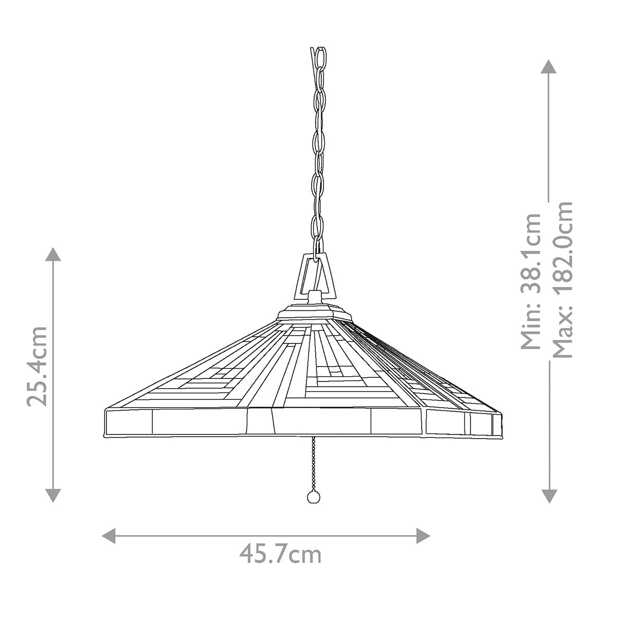 Stephen 3 Light Pendant Vintage Bronze - QZ-STEPHEN-3P