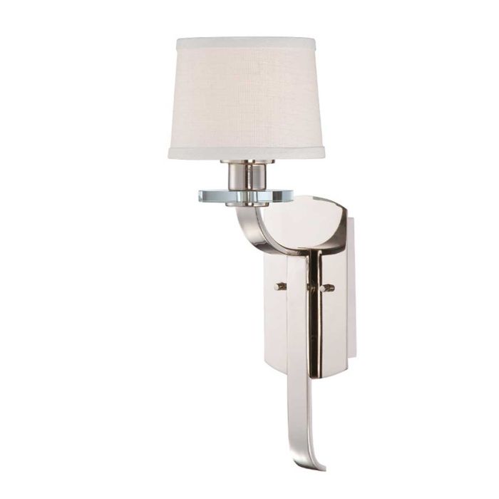 Sutton Place 1 Light Wall Light Imperial Silver - QZ-SUTTON-PLACE1