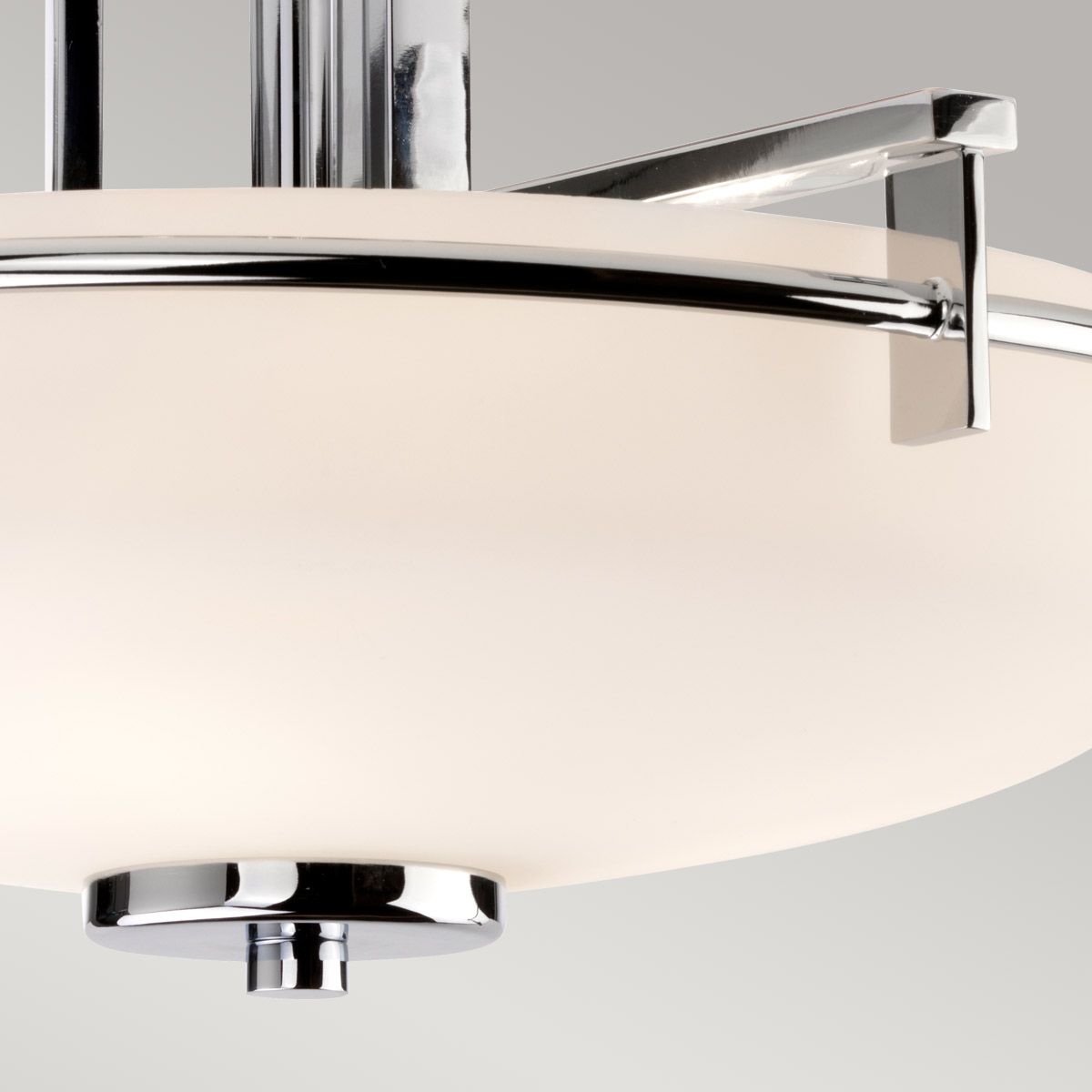 Taylor 3 Light Semi Flush Mount Light Polished Chrome - QZ-TAYLOR-SFBATH