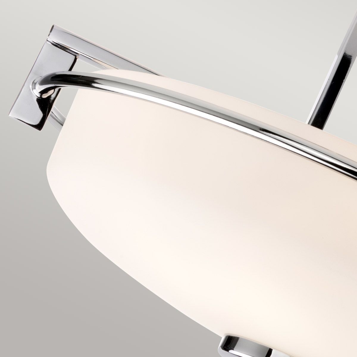 Taylor 3 Light Semi Flush Mount Light Polished Chrome - QZ-TAYLOR-SFBATH