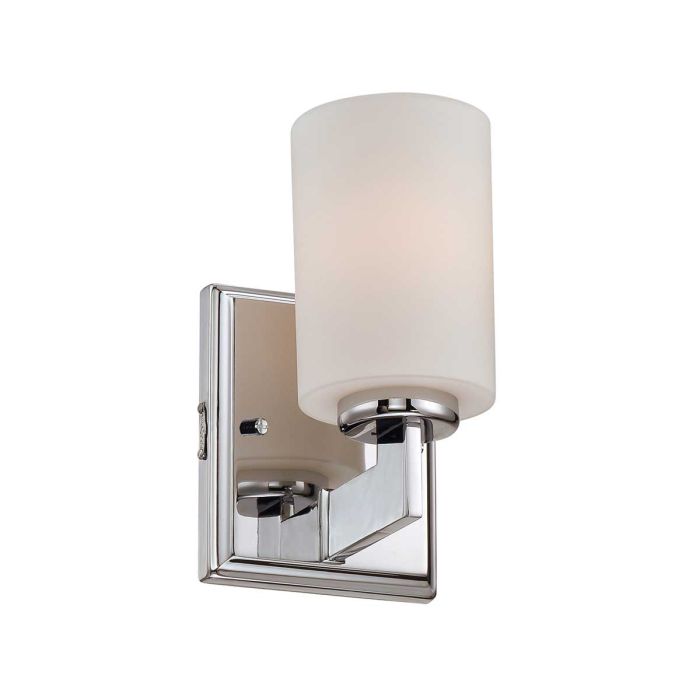 Taylor Small Vanity Light Polished Chrome - QZ-TAYLOR1S-BATH