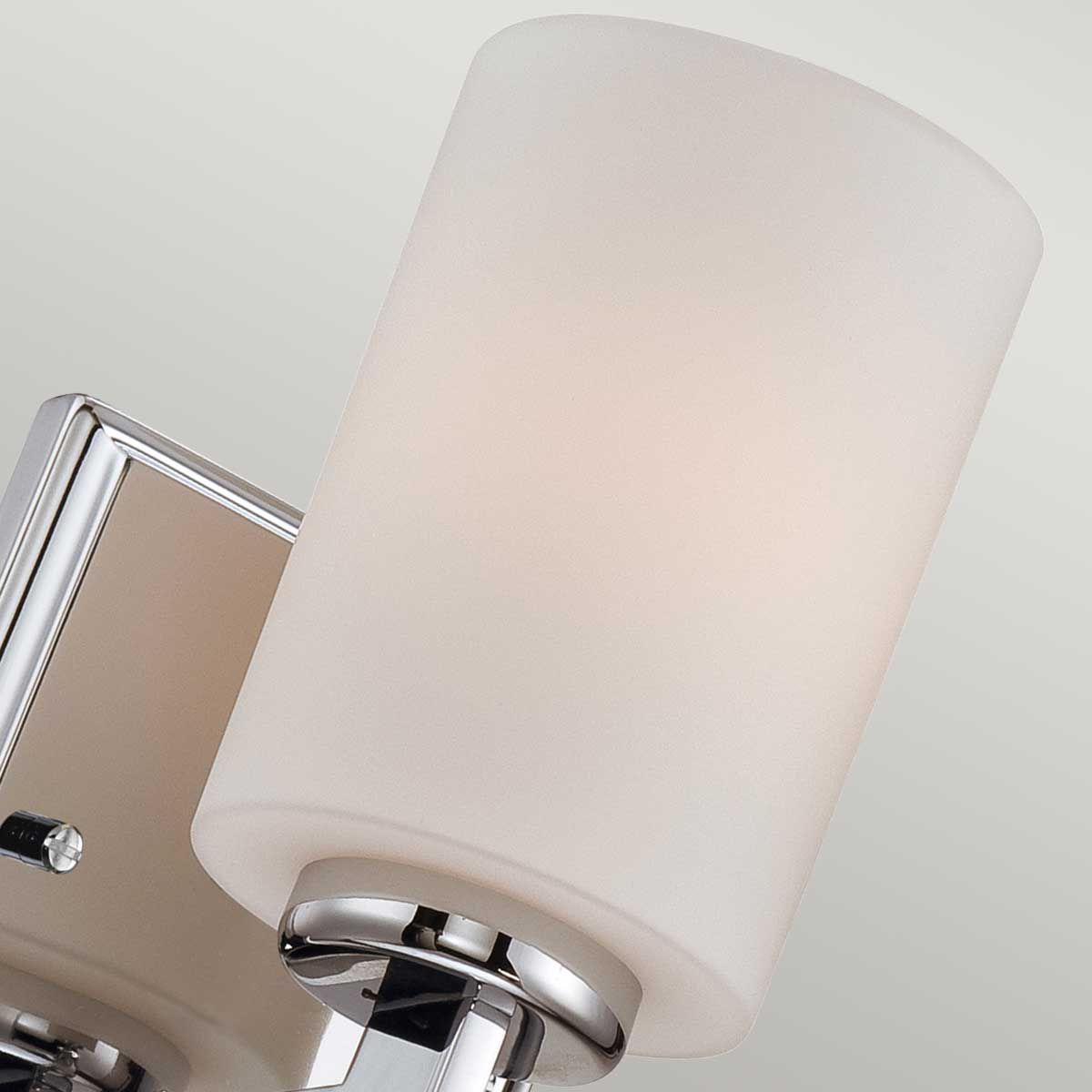 Taylor Small Vanity Light Polished Chrome - QZ-TAYLOR1S-BATH