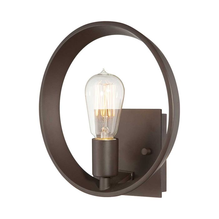 Theater Row 1 Light Wall Light Western Bronze - QZ-THEATER-ROW1WT