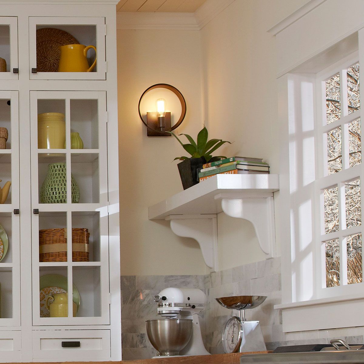 Theater Row 1 Light Wall Light Western Bronze - QZ-THEATER-ROW1WT