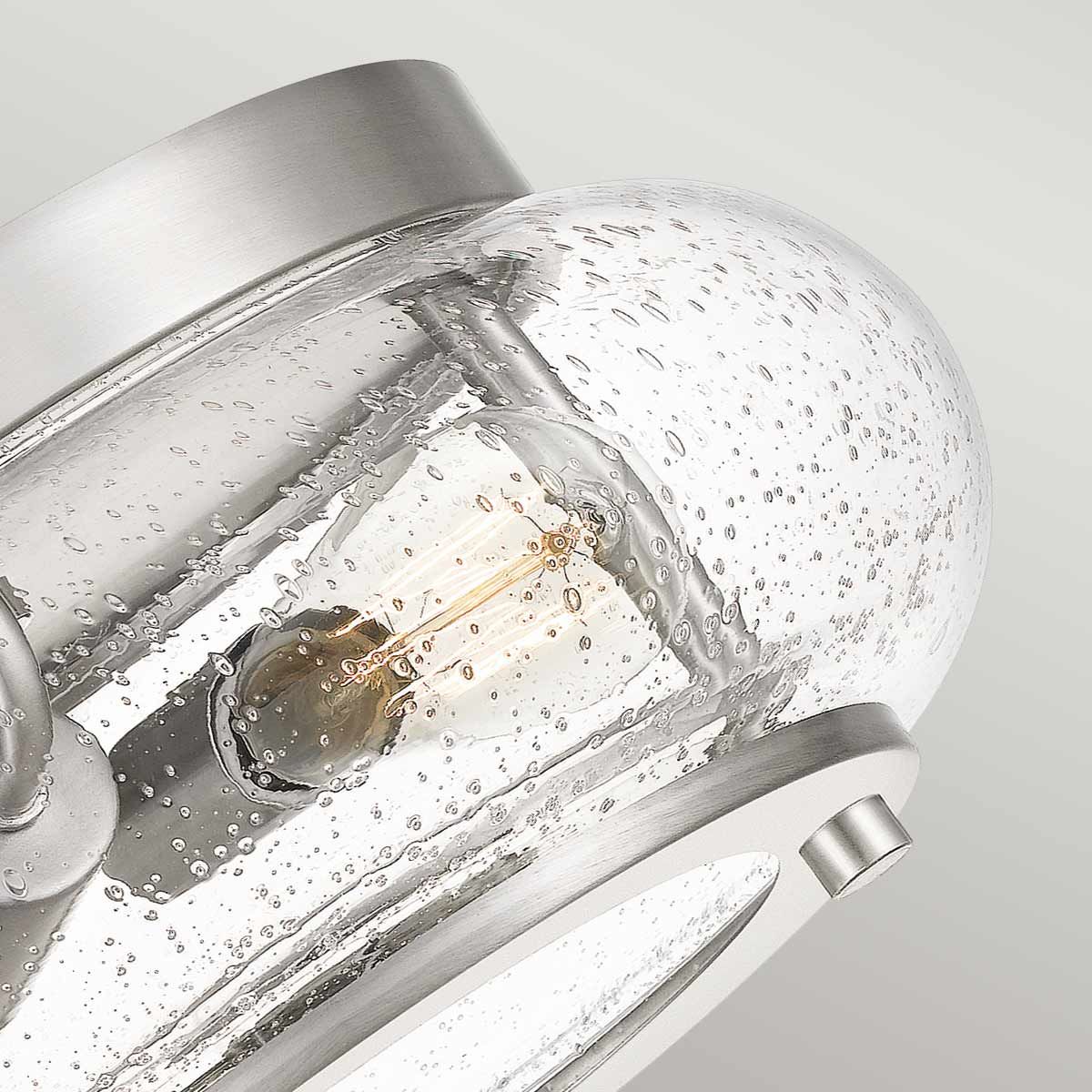 Trilogy 2 Light Flush Mount Light Brushed Nickel - QZ-TRILOGY-FS-BN