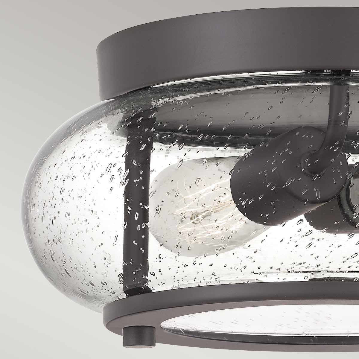 Trilogy 2 Light Flush Mount Light Old Bronze - QZ-TRILOGY-FS-OZ